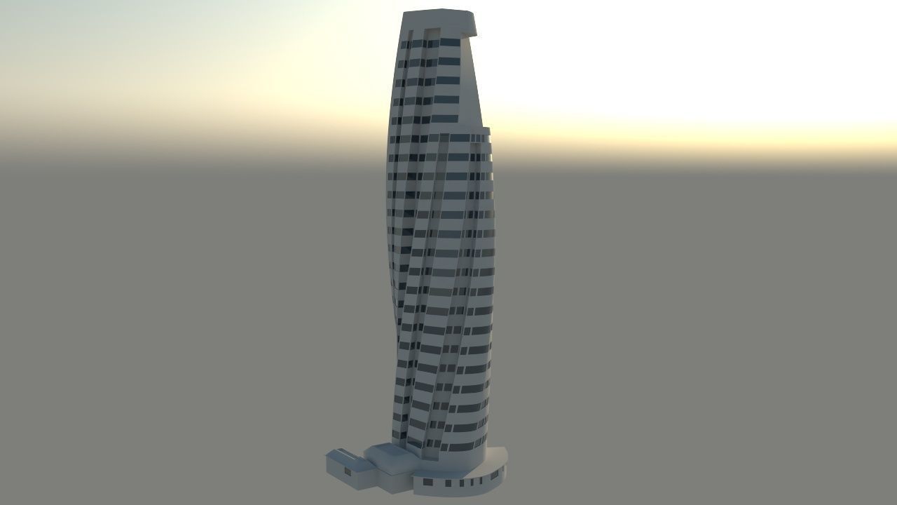 Skyscraper 3D model_3