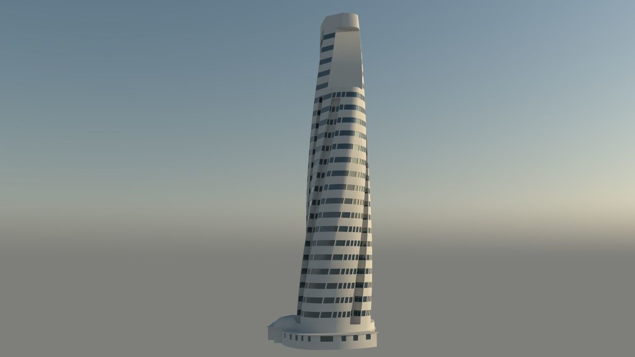 Skyscraper 3D model_2