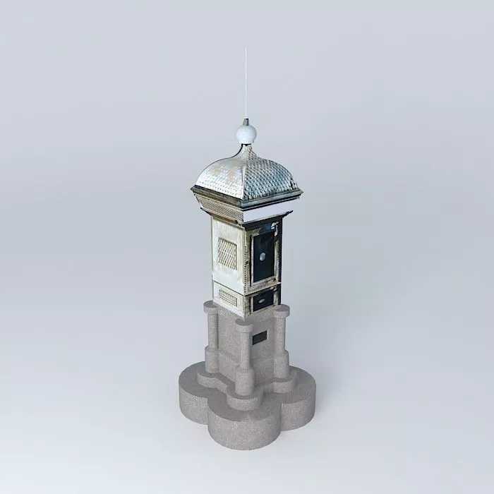 Public Weather Station Free 3D model