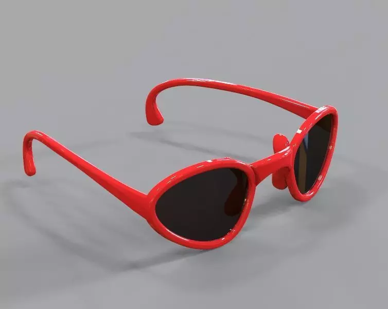 Kids Sun glass 3D print model_0
