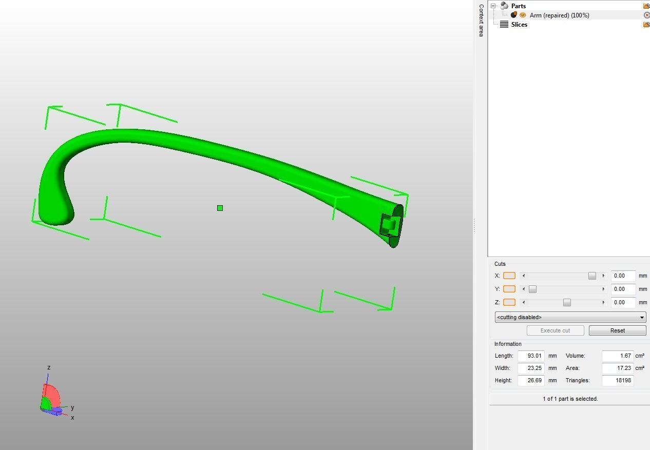 Kids Sun glass 3D print model_5