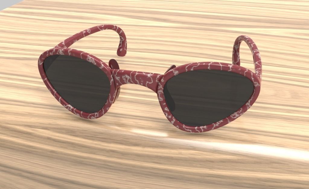 Kids Sun glass 3D print model_9