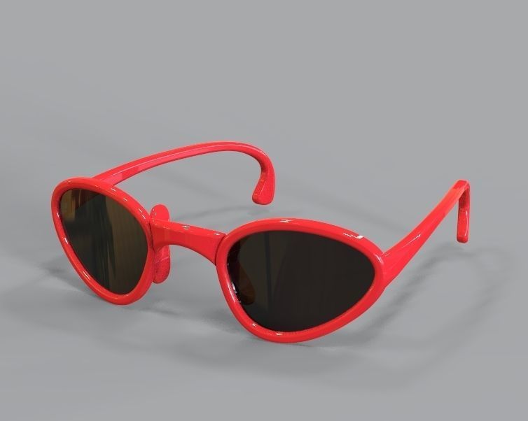 Kids Sun glass 3D print model_3