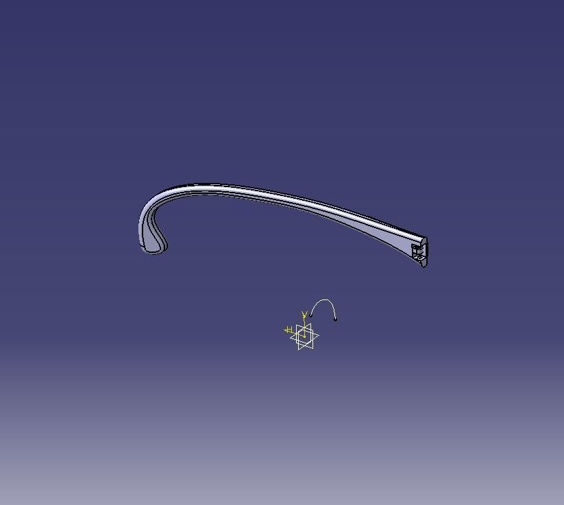 Kids Sun glass 3D print model_4