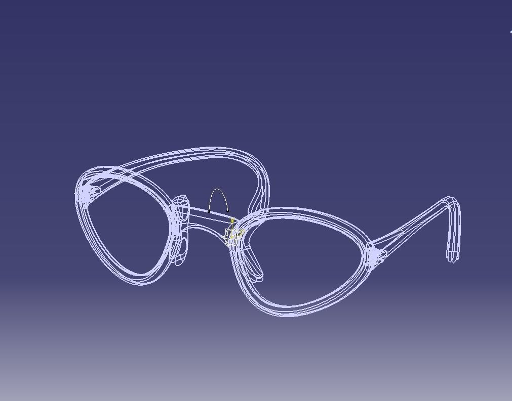 Kids Sun glass 3D print model_11