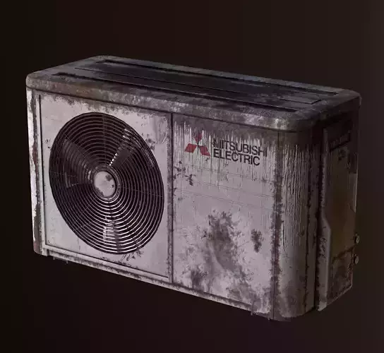 Rusty air conditioner