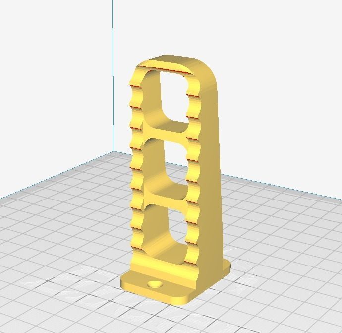 Dirtbike Footpeg Coat Hanger 3D print model_3