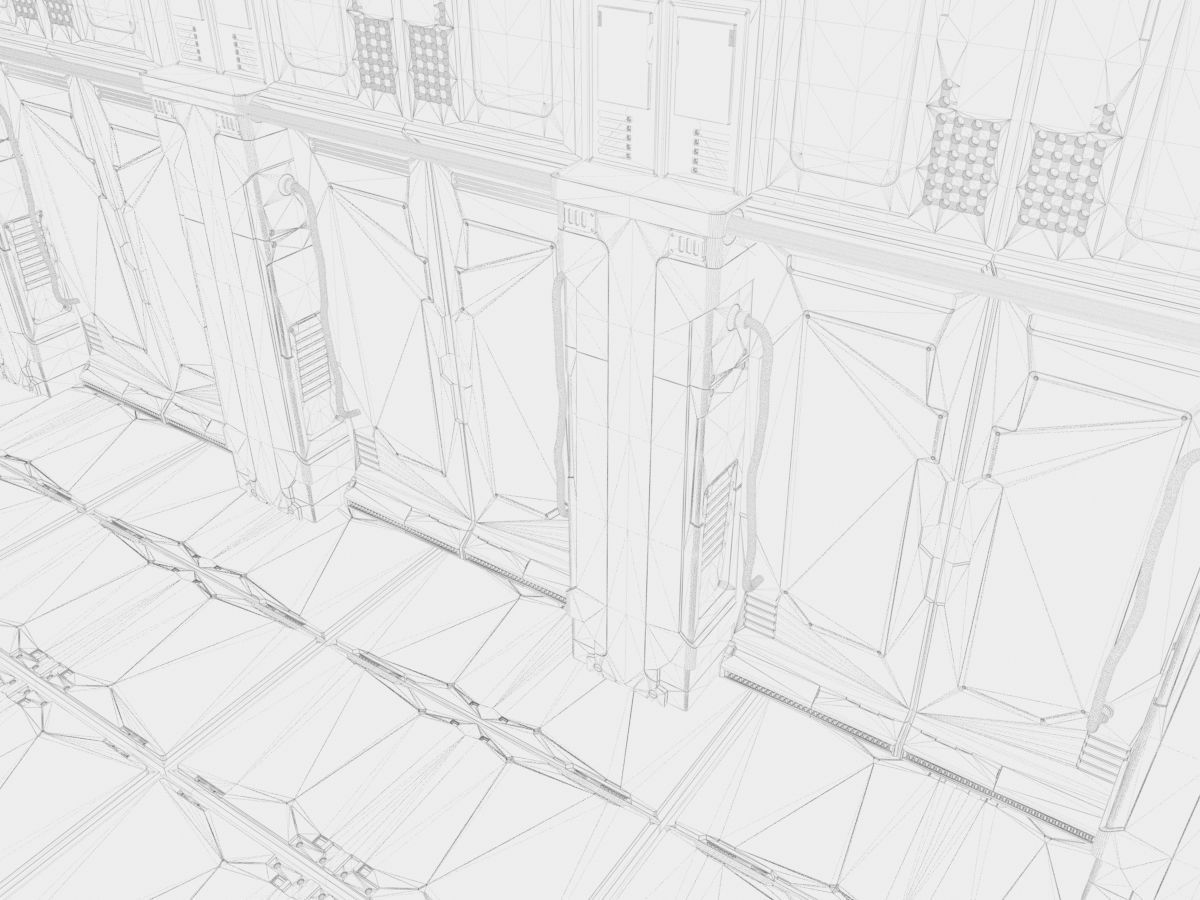 wall and flor asset V4 3D model_10