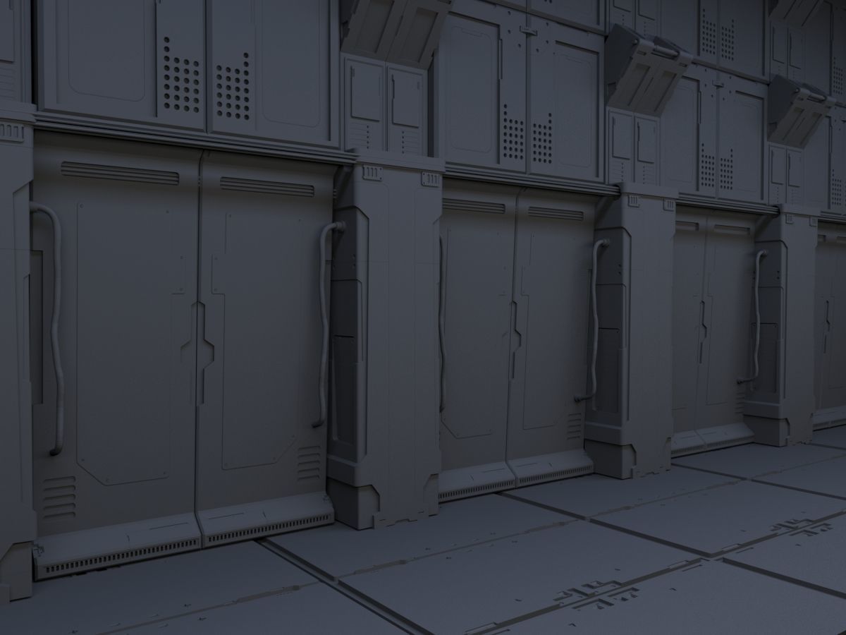 wall and flor asset V4 3D model_4