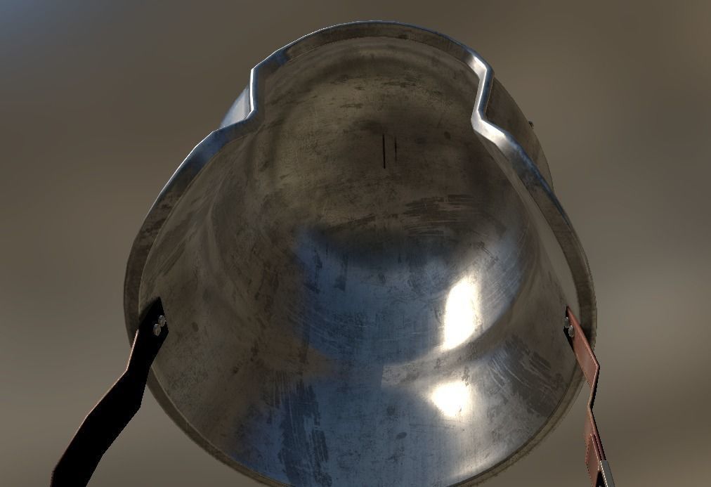 Celata Helmet Low-poly 3D model_9