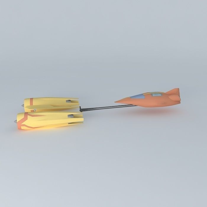 Pod Shuttle Racer Free 3D model_2