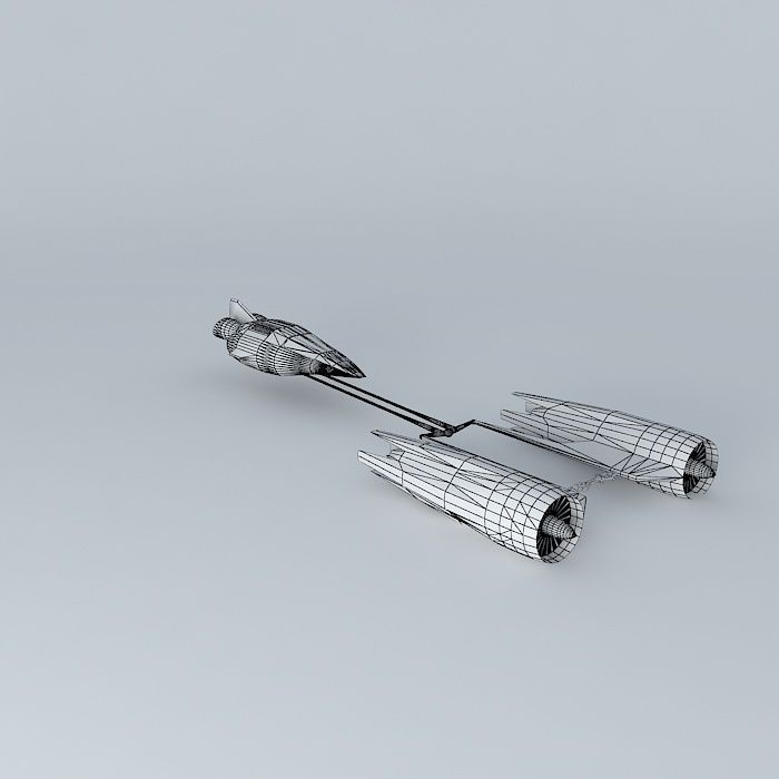 Pod Shuttle Racer Free 3D model_3