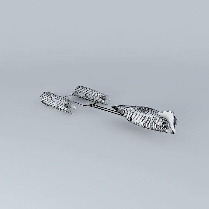 Pod Shuttle Racer Free 3D model_4