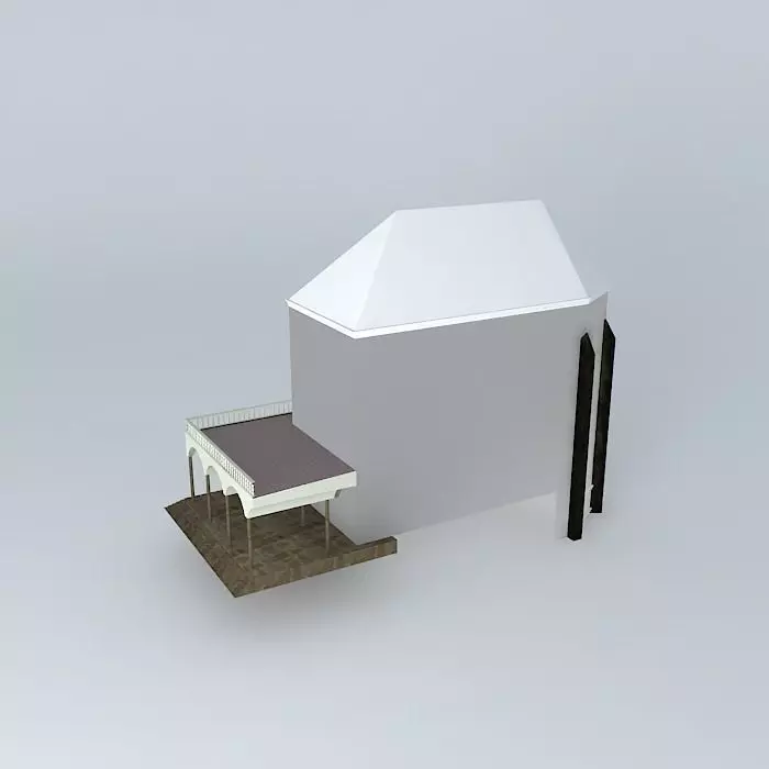Component building capelle Free 3D model_0