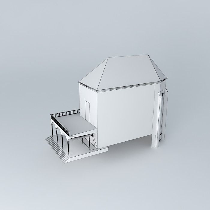 Component building capelle Free 3D model_3