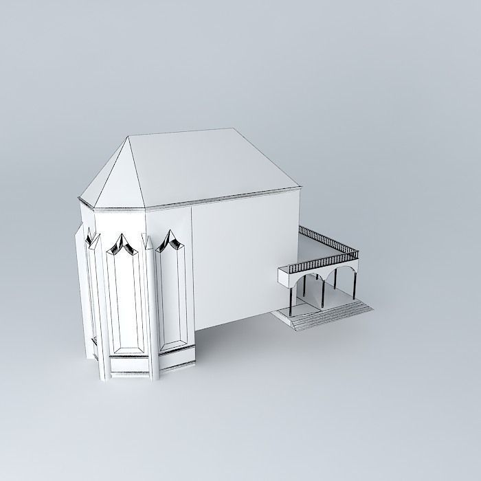 Component building capelle Free 3D model_4