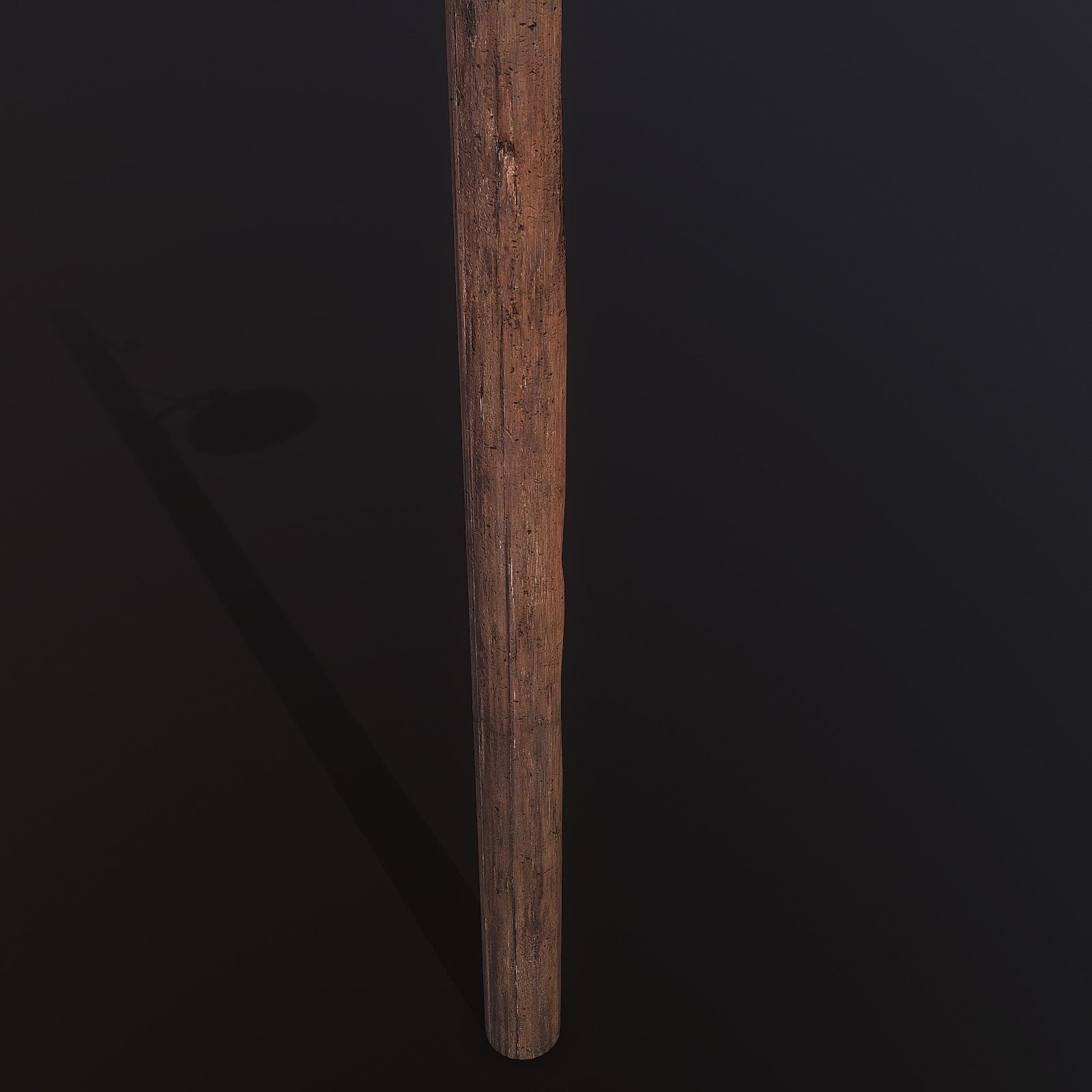 Light Pole Low-poly 3D model_11