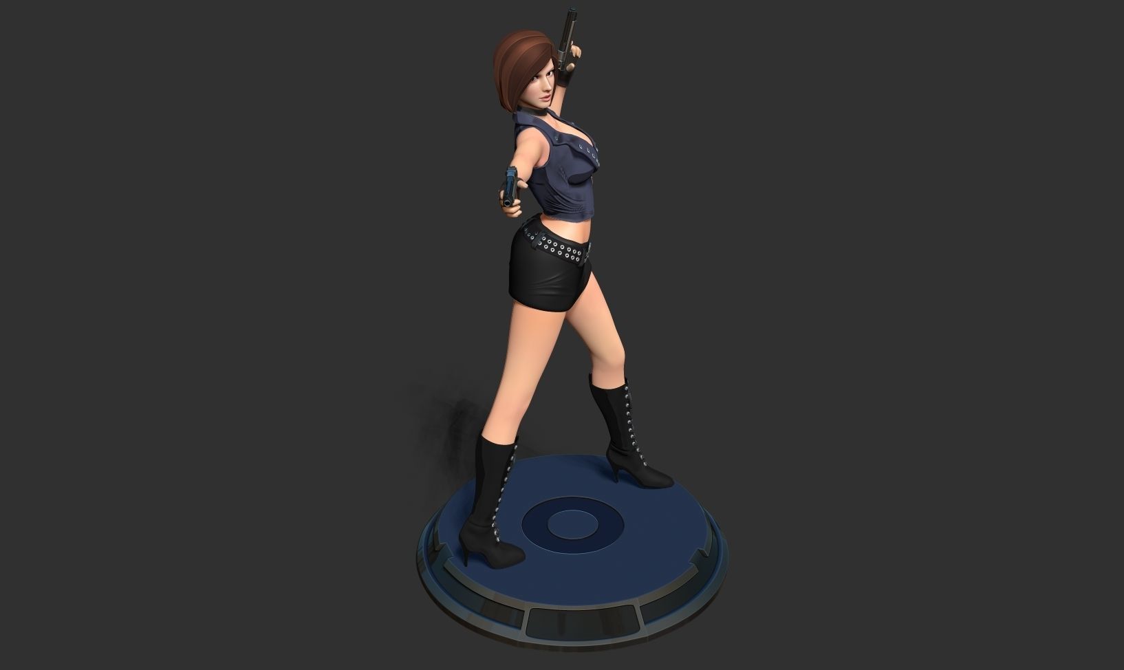Female assassin Remake 3D print model_22
