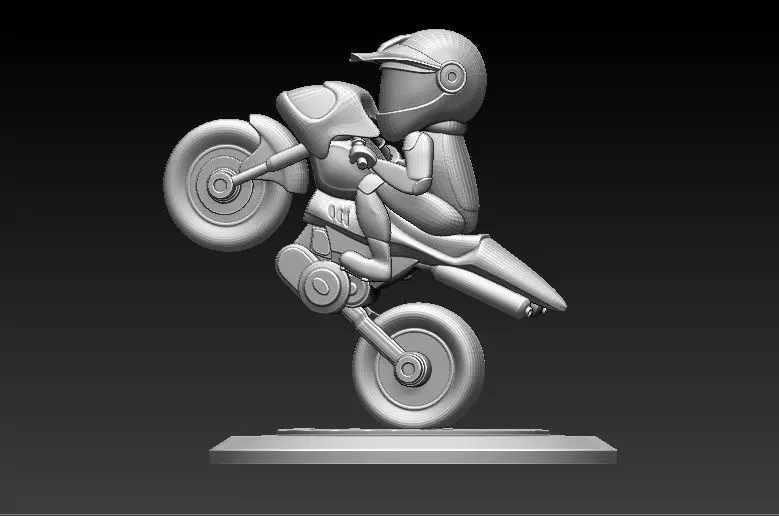 Rider Model for 3D Printing 3D print model