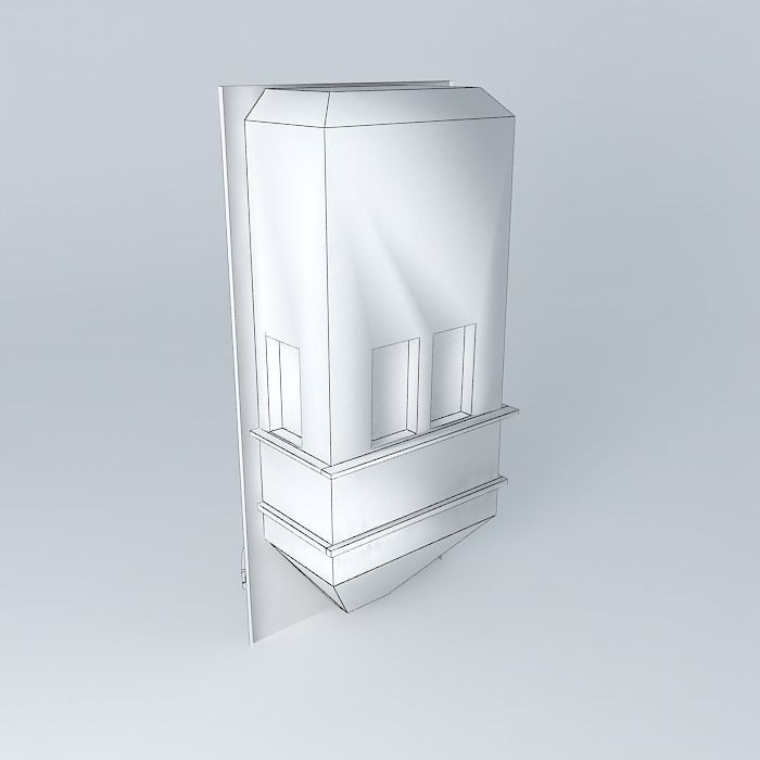 Baroque terracce Free 3D model_3