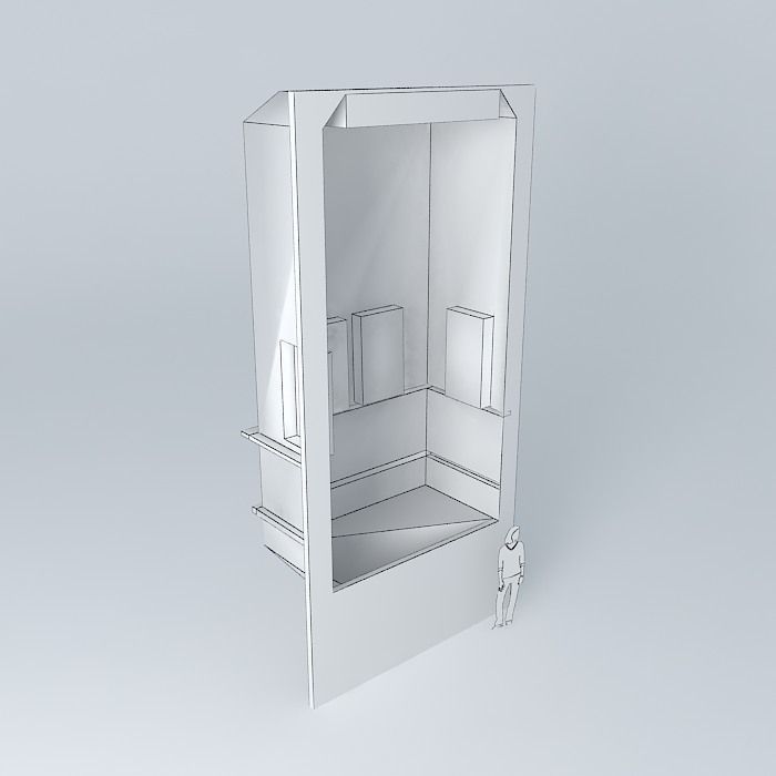 Baroque terracce Free 3D model_4