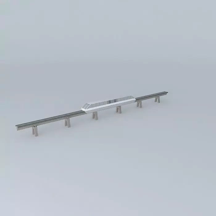 Transrapid Maglev Free 3D model