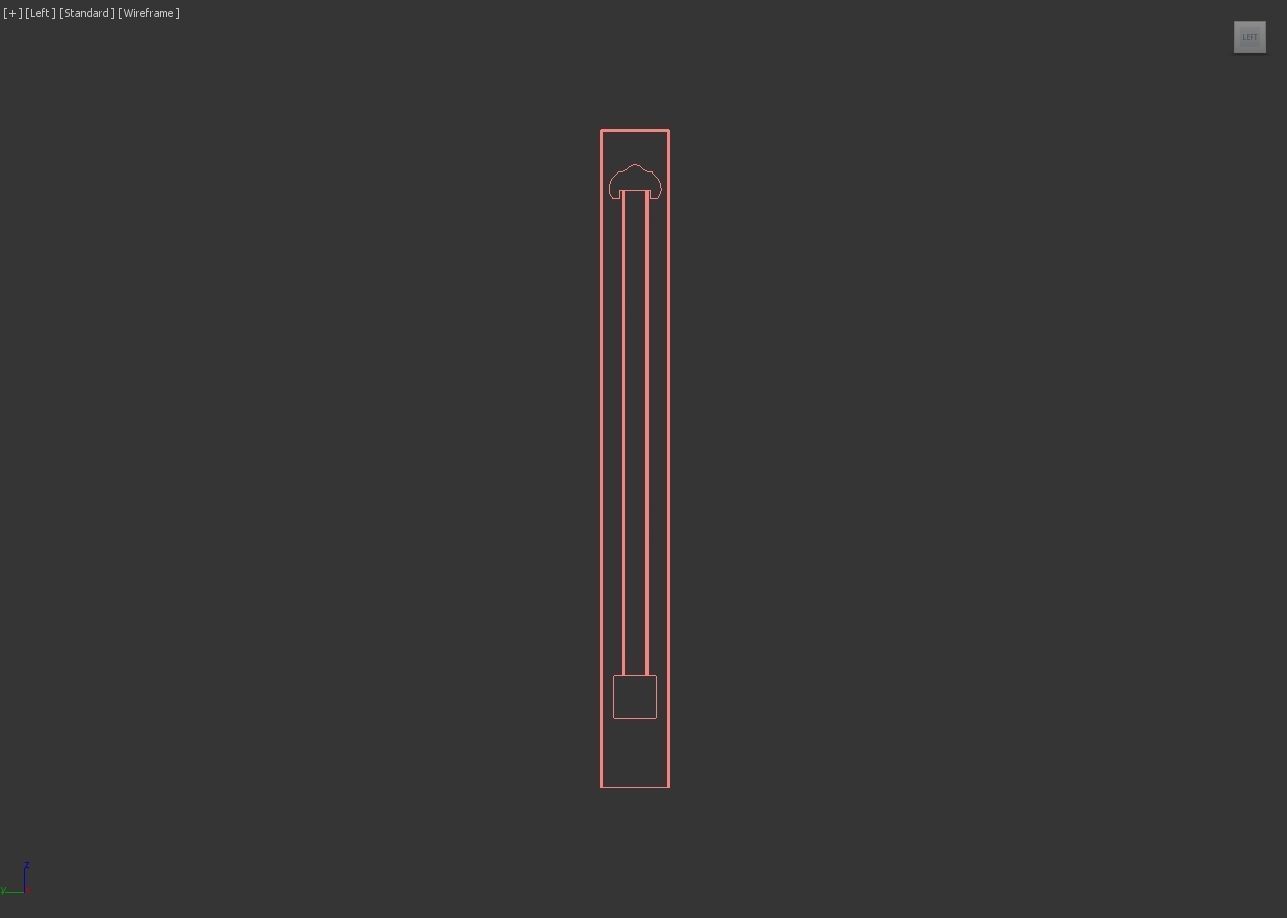 Exterior Railing - White Vinyl - Style 1 3D model_21