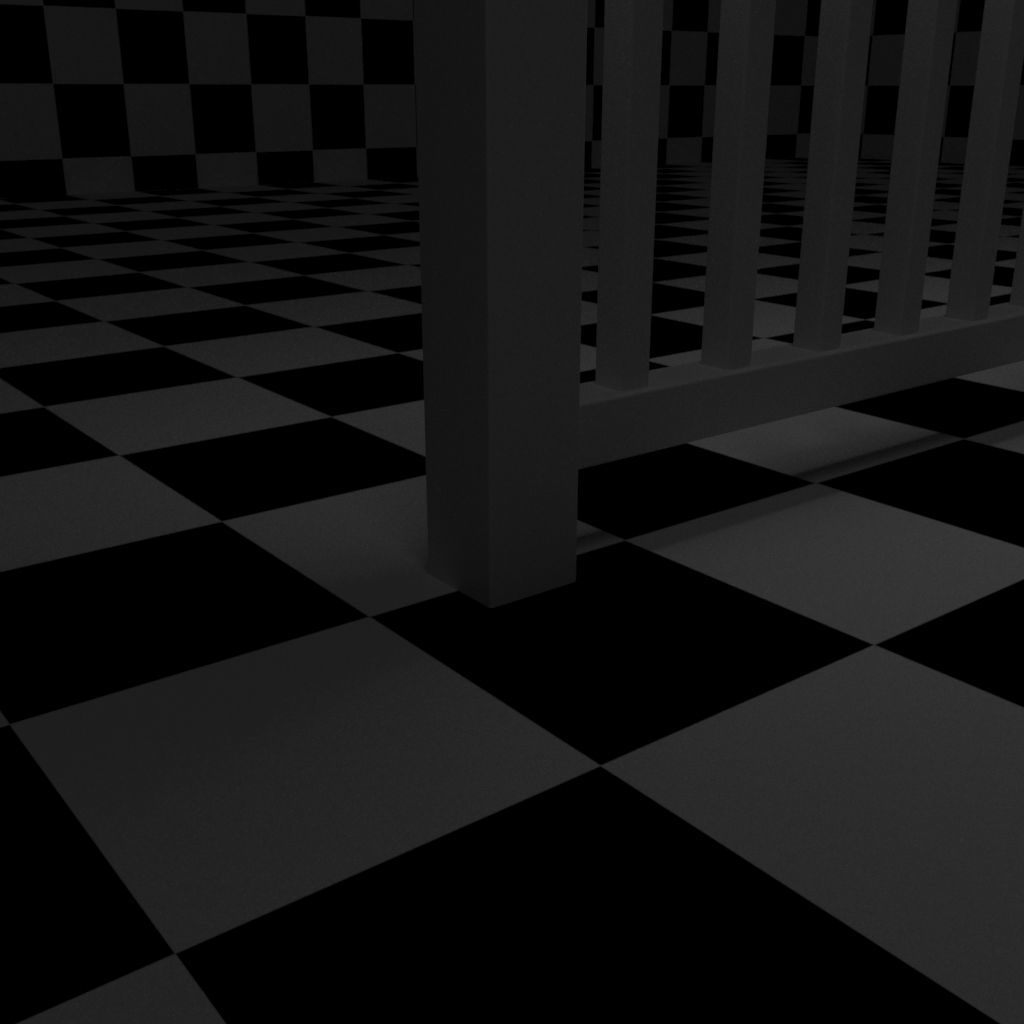 Exterior Railing - White Vinyl - Style 1 3D model_13