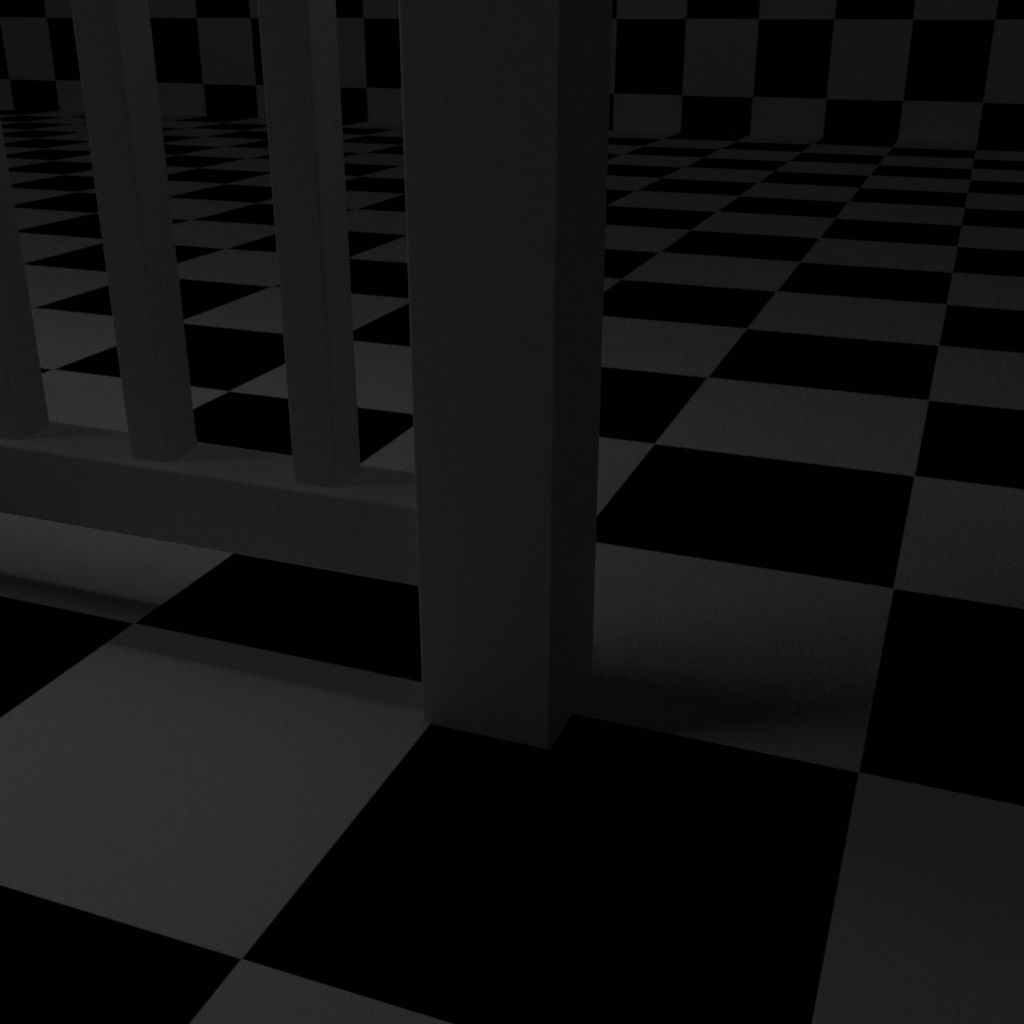 Exterior Railing - White Vinyl - Style 2 3D model_17