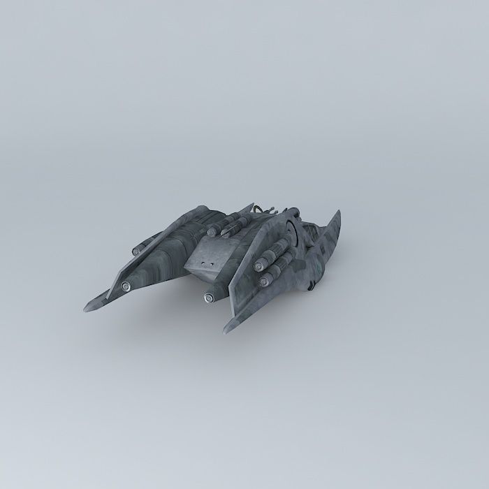 Cylon Heavy Raider Free 3D model_1