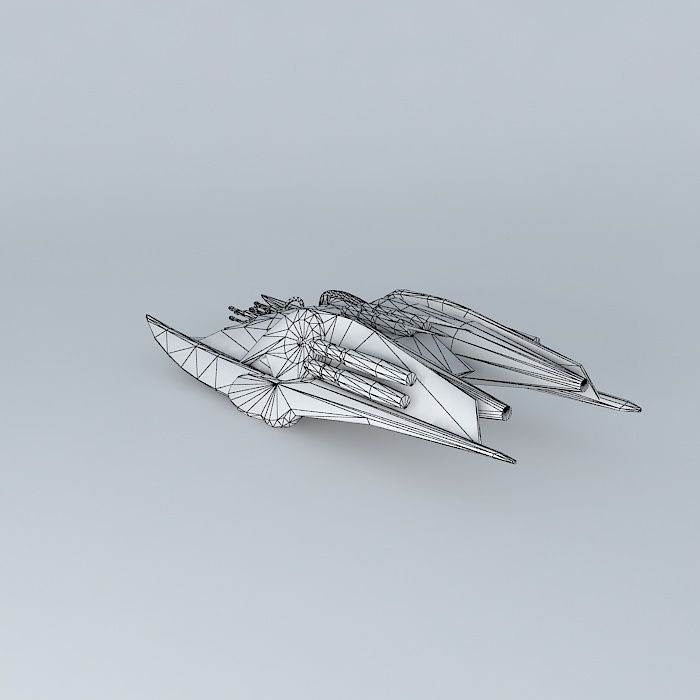 Cylon Heavy Raider Free 3D model_4