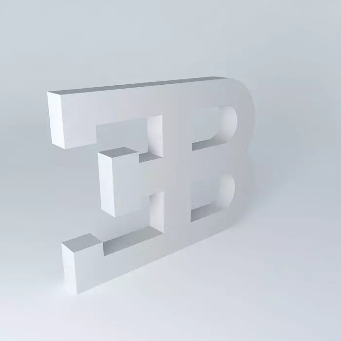 Bugatti Logo Free 3D model