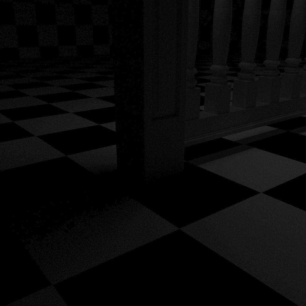 Exterior Railing - White Vinyl - Style 12 3D model_10