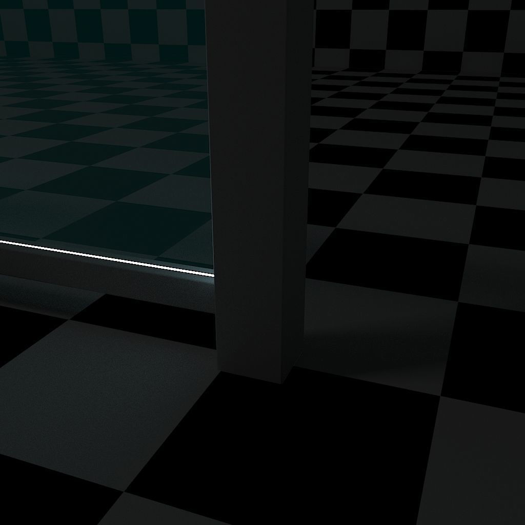 Glass Railing - Style 3 3D model_17