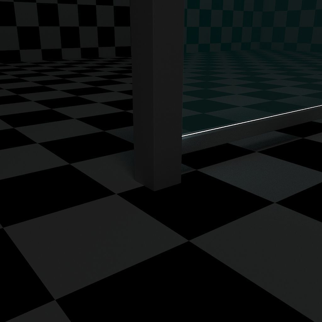 Glass Railing - Style 3 3D model_13