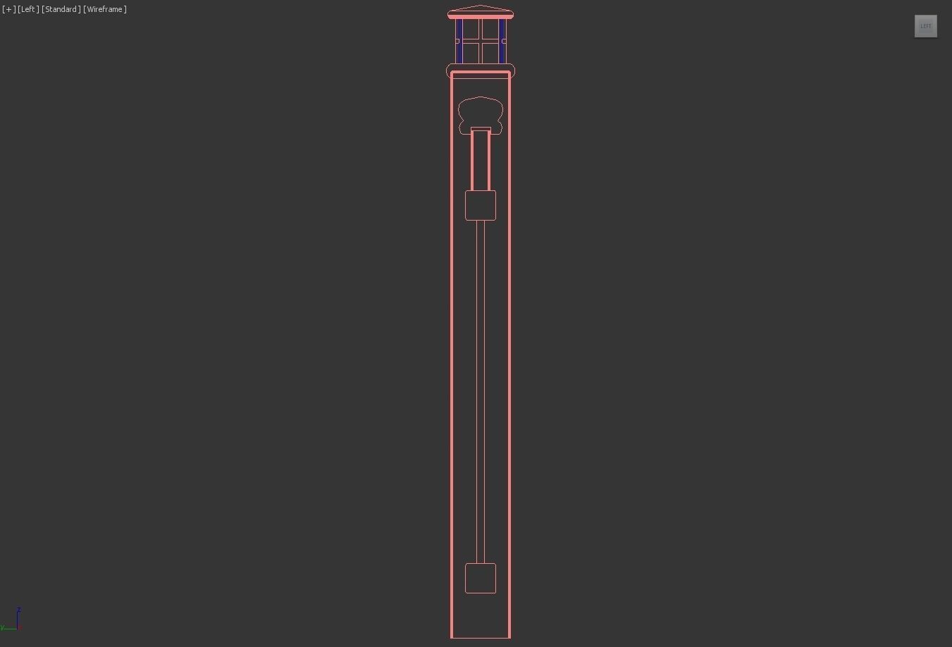 Glass Railing - Style 3 3D model_21