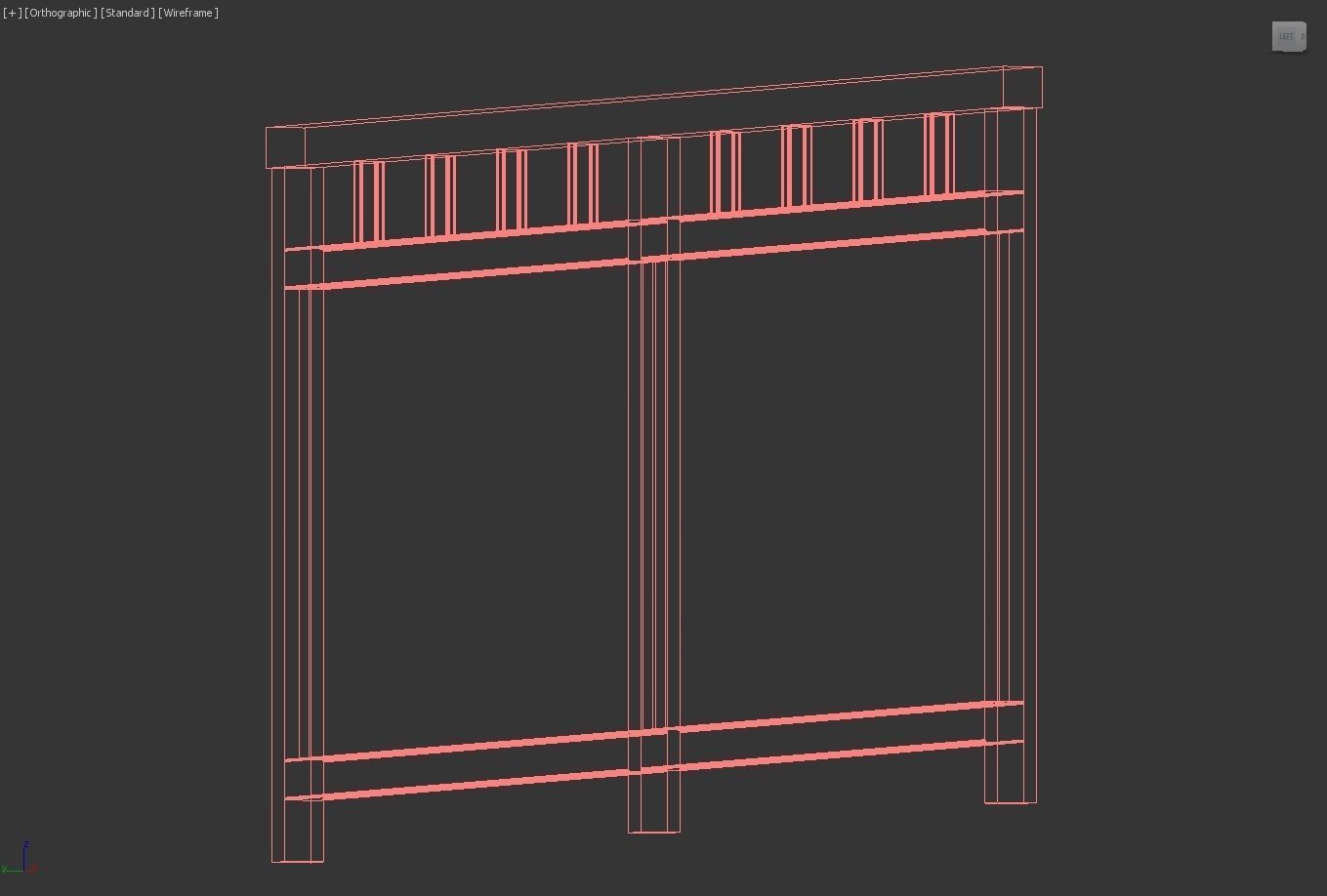 Glass Railing - Style 4 3D model_22