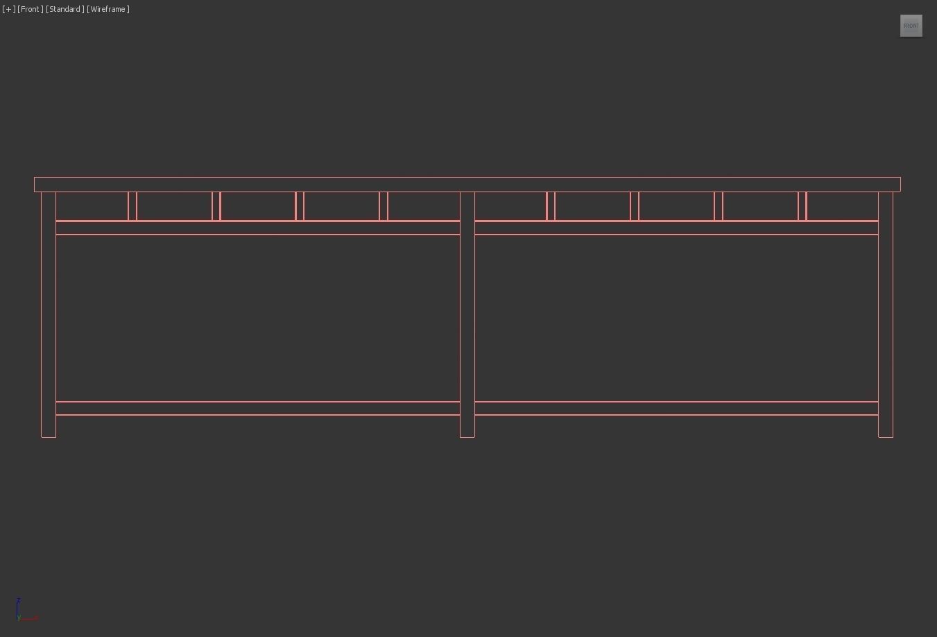 Glass Railing - Style 4 3D model_20