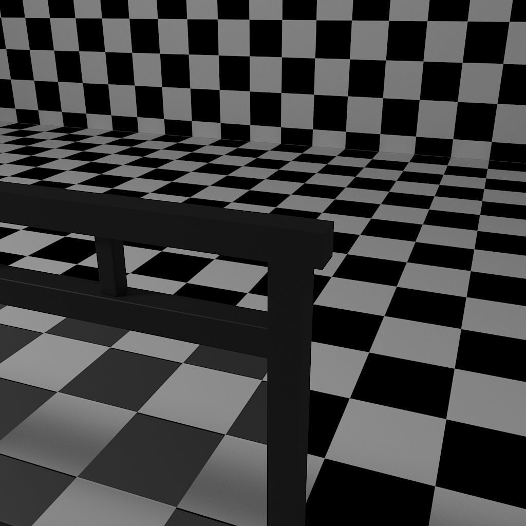 Glass Railing - Style 4 3D model_6