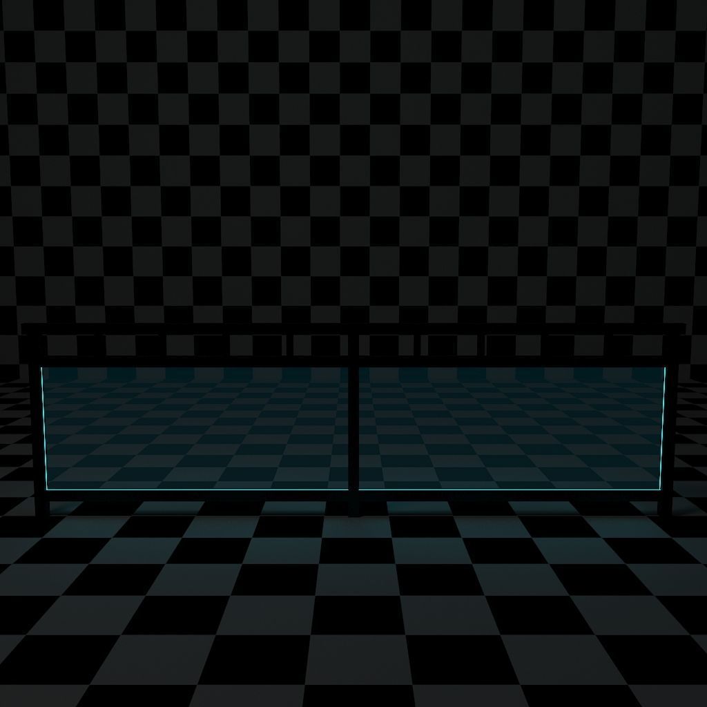 Glass Railing - Style 4 3D model_18