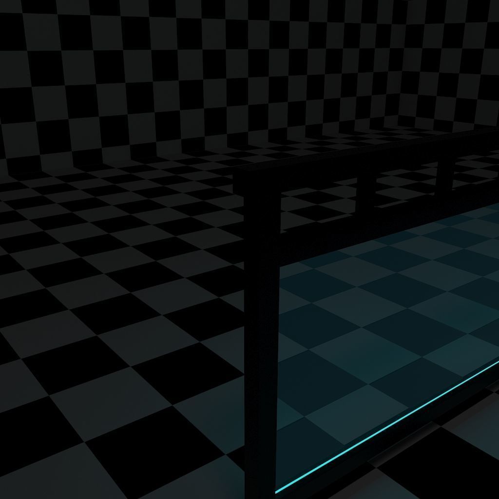 Glass Railing - Style 4 3D model_12