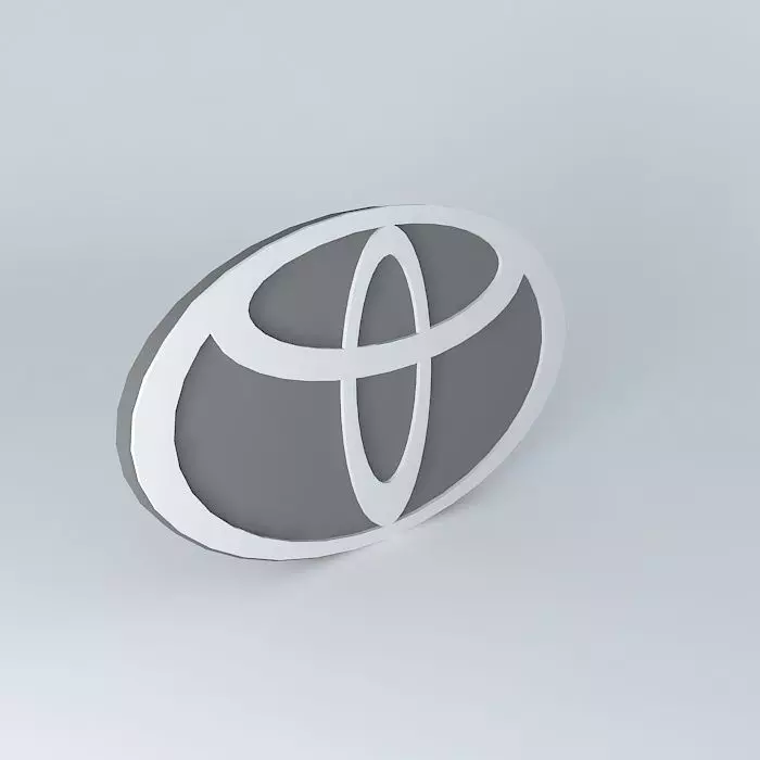 Toyota logo Free 3D model