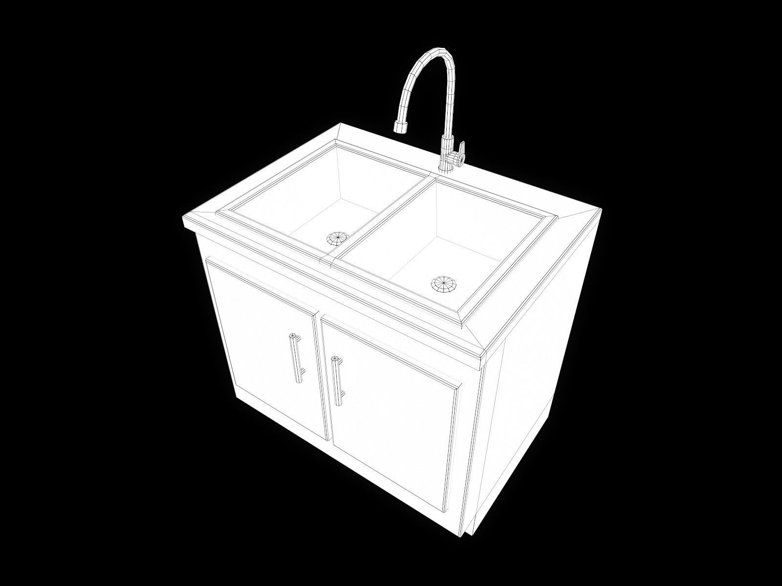 Lowploy Interior pack 3D model_52