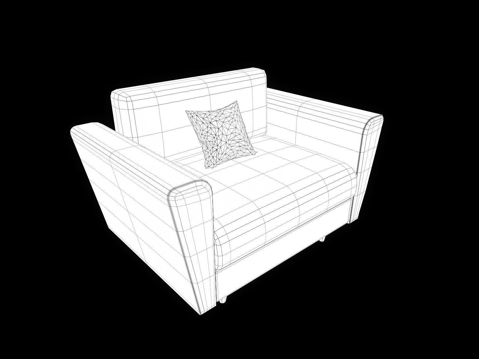 Lowploy Interior pack 3D model_40