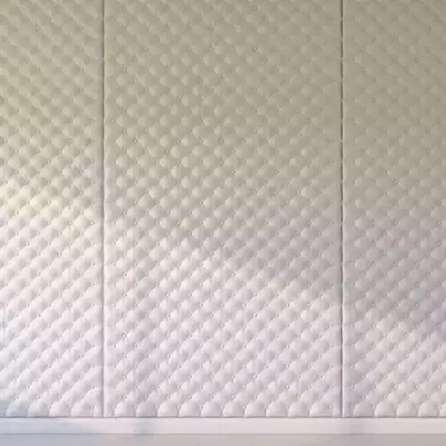 Decorative wall  white panel
