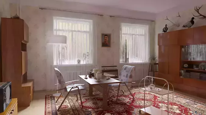 USSR interior 3D model