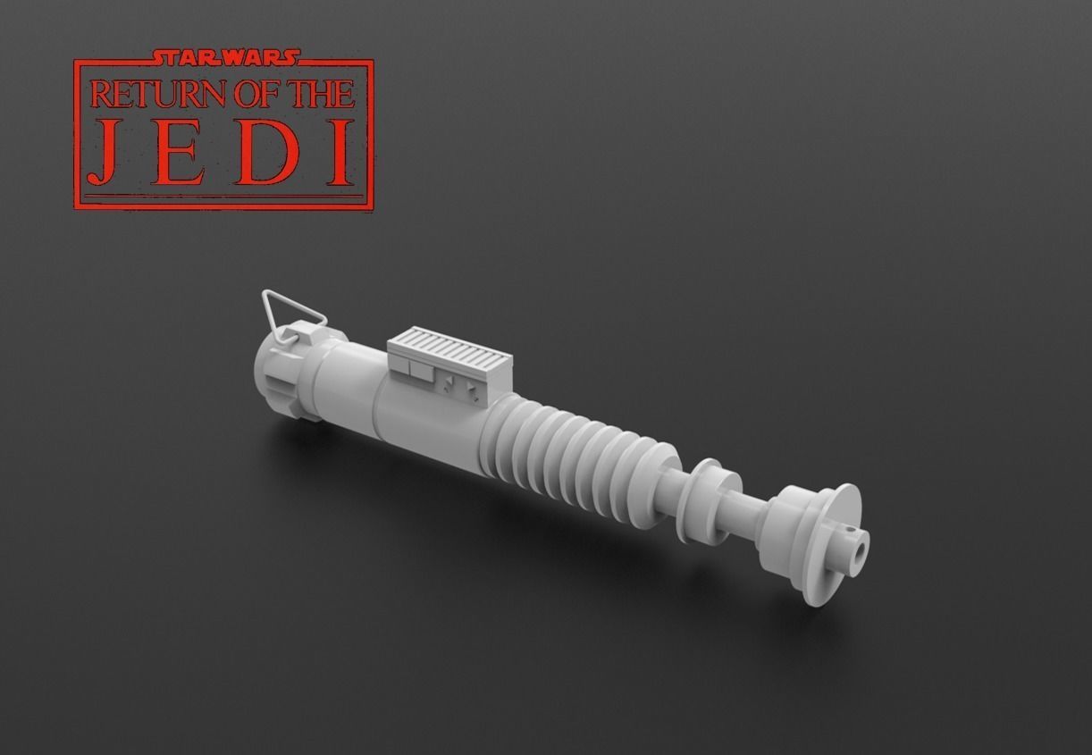 Luke Skywalker Lightsaber ROTJ ISYCANL 3D print model_2