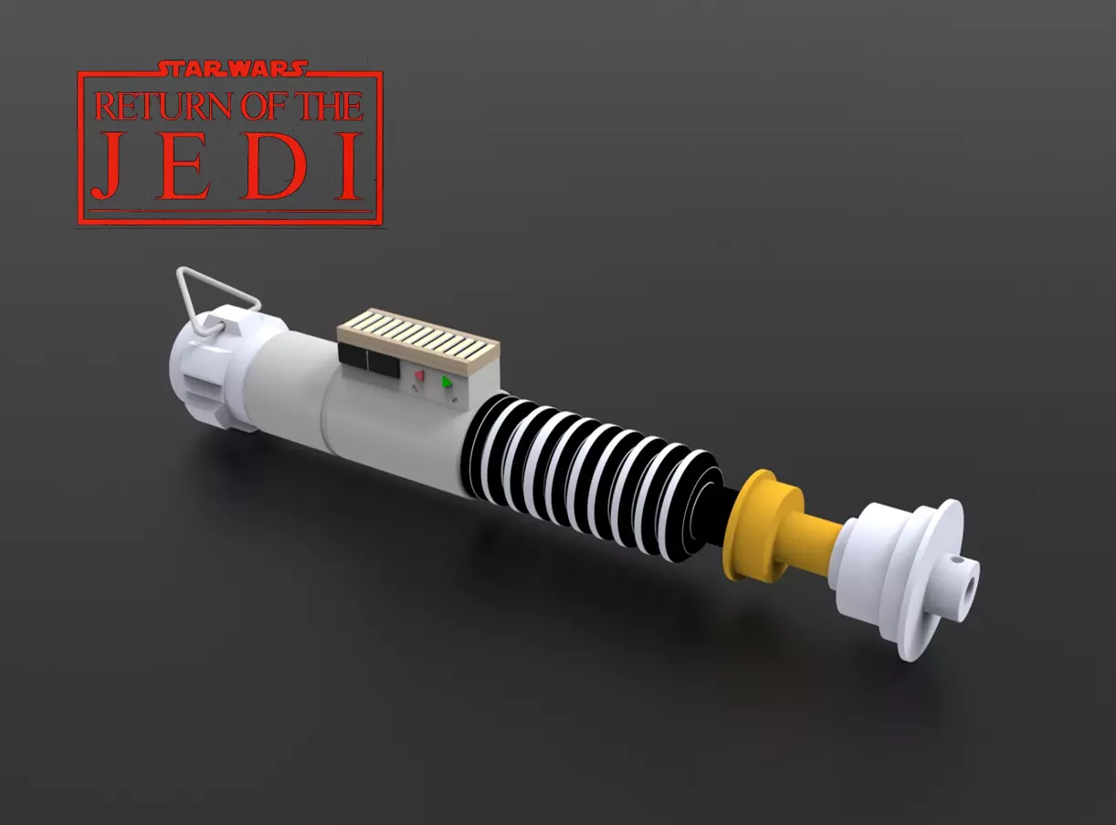 Luke Skywalker Lightsaber ROTJ ISYCANL 3D print model_0