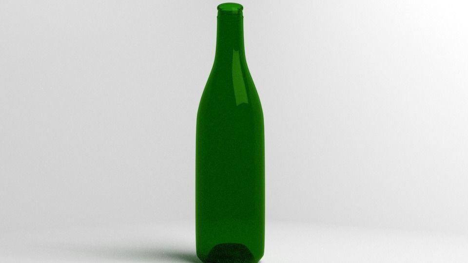 Wine Bottle 4 3D model_3