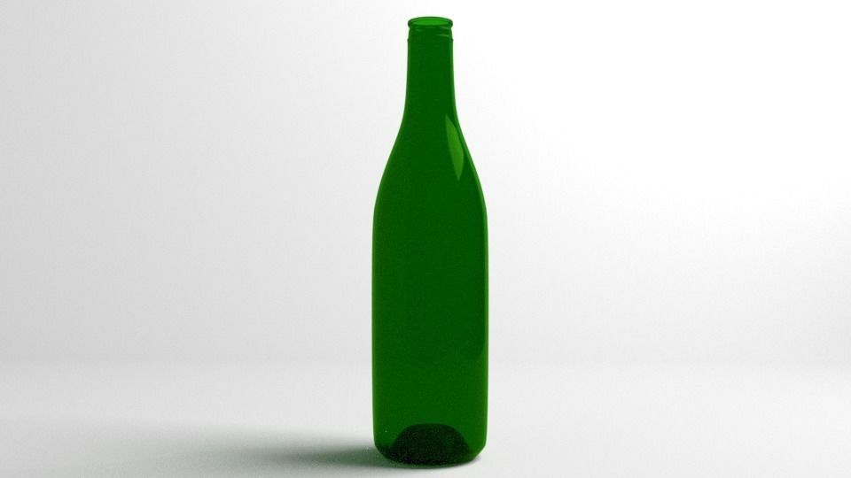 Wine Bottle 4 3D model_1